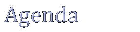 Agenda